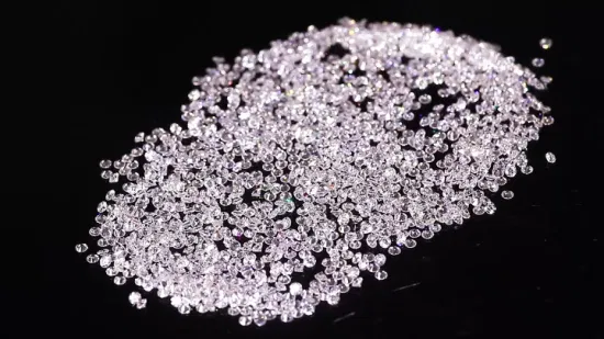Diamante 100% puro cultivado en laboratorio a precio mayorista por pieza de China para la fabricación de anillos de compromiso para mujeres